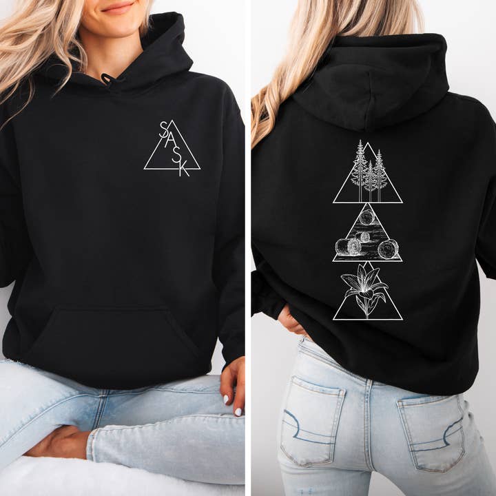 DIYxe - Wholesale Graphic Sweatshirt - Unisex - Geometric Saskatchewan Hoodie | Sask Apparel2