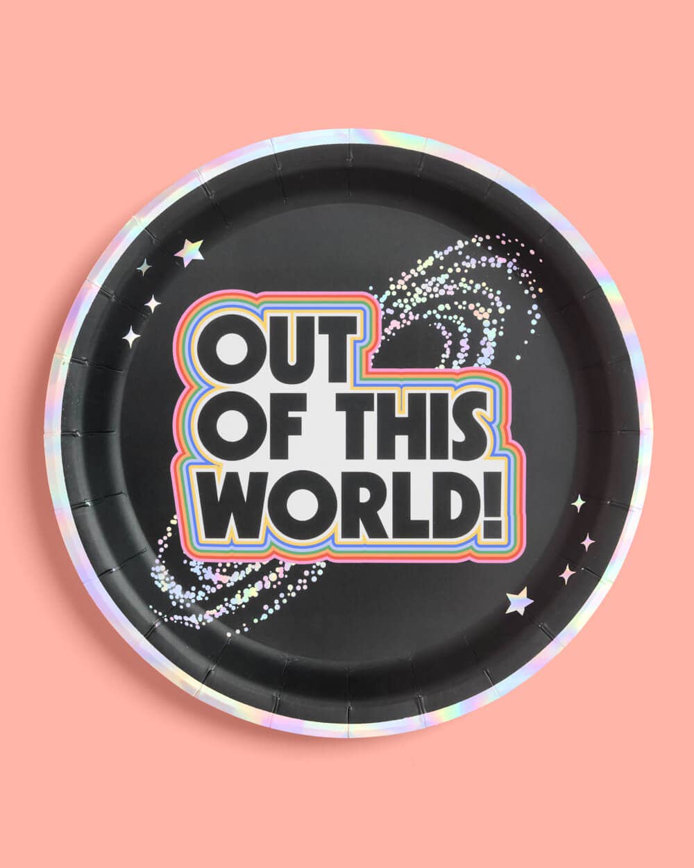 xo, Fetti - Wholesale Disposable Plate - Out of This World Plates - 24 paper plates, outer space, kids birthday, aliens6