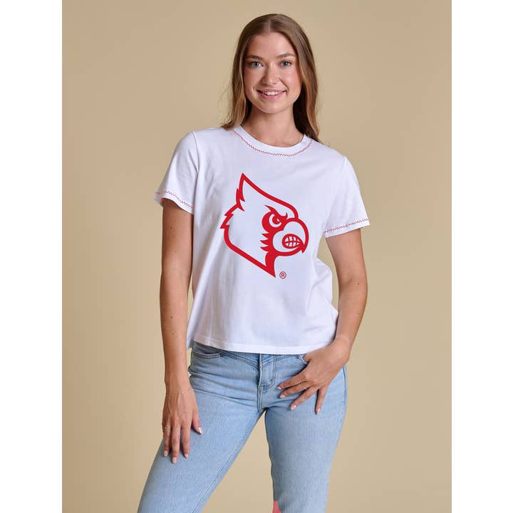 A T-shirt Bordada | Louisville por atacado de Stewart Simmons