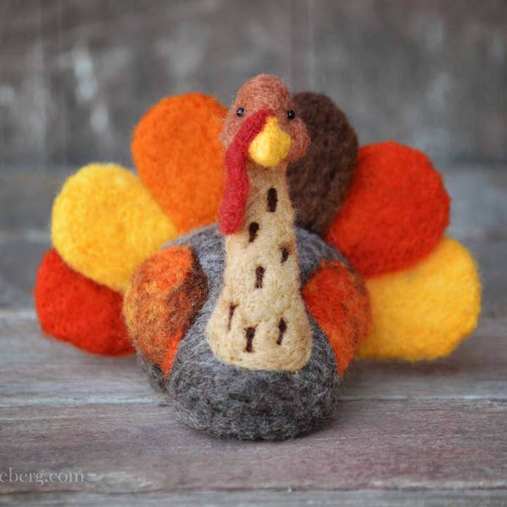 Bear Creek Felting - Wholesale DIY Craft Kit - Turkey Needle Felting Kit3