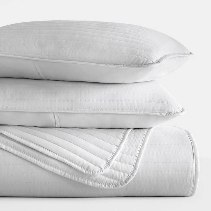 ienjoy Home - Wholesale Bedding Set - iEnjoy Home 3 Piece Stripe Stitch Quilted Coverlet Set14