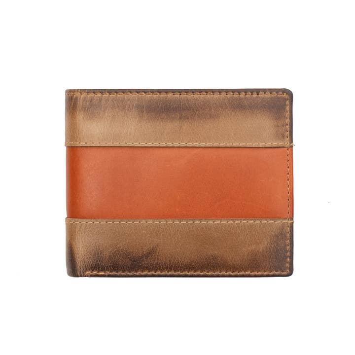 PRIMEHIDE - Wholesale Wallet - Men's - Columbia RFID Bifold Leather Wallet - 1113