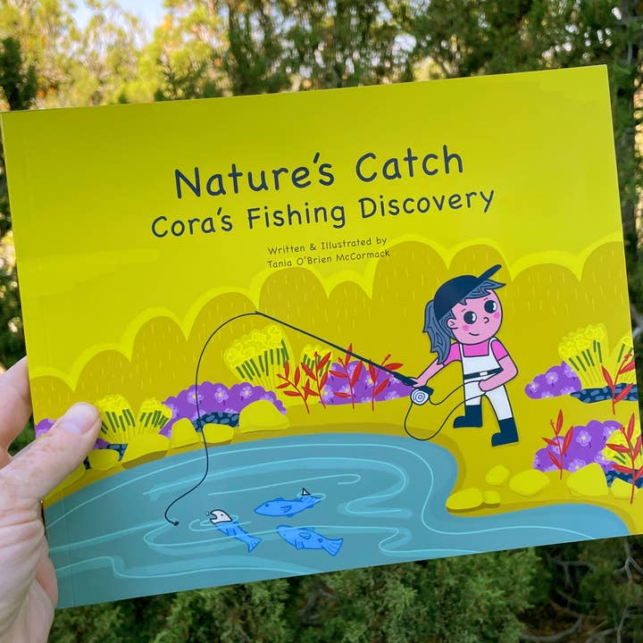 Nature's Catch Cora's Fishing Adventure Children's Book for wholesale by Brookie Designs