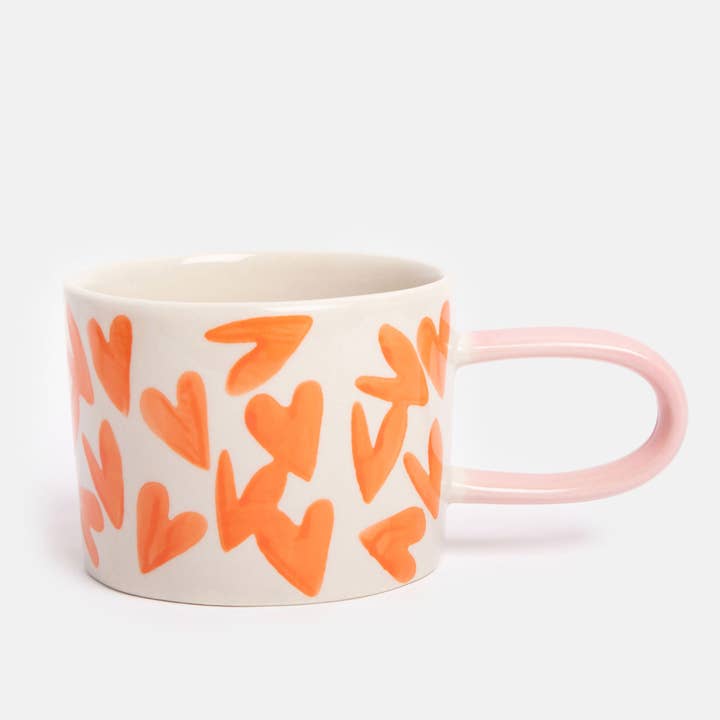 Caroline Gardner - Wholesale Coffee Mug - Red Magnet Hearts Ceramic Mug