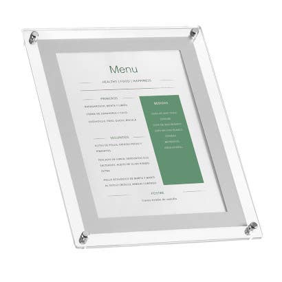 Porte-menu en acrylique pour la vente par LACOR MENAJE PROFESIONAL S.L.