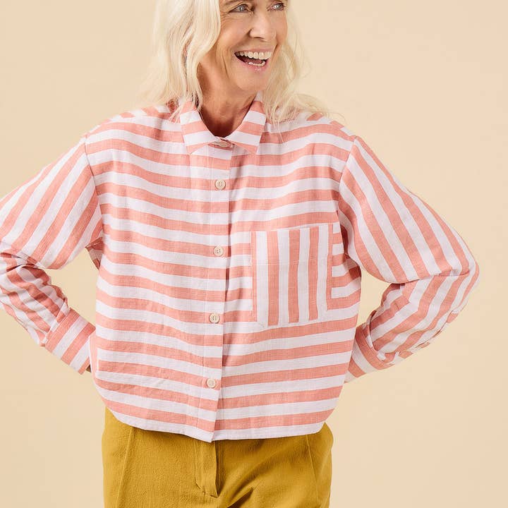 Closet Core Patterns - Wholesale Craft Sewing Kit - Jenna Shirt + Shirtdress Sewing pattern18