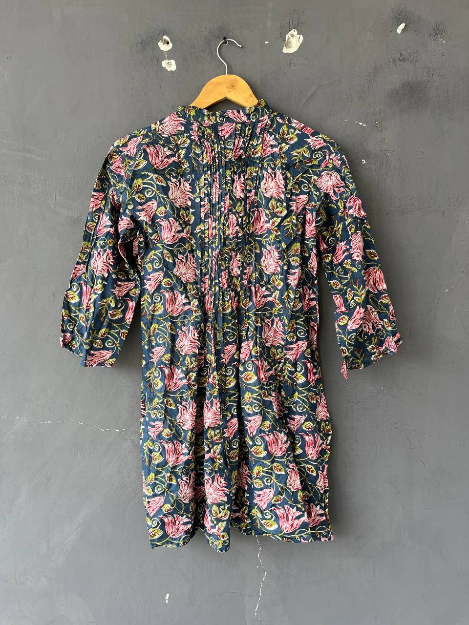 bhavnas boutique - Wholesale Tunic - Women's - Best Floral Indian Hand Block Print Cotton Women Wear Kurtis2