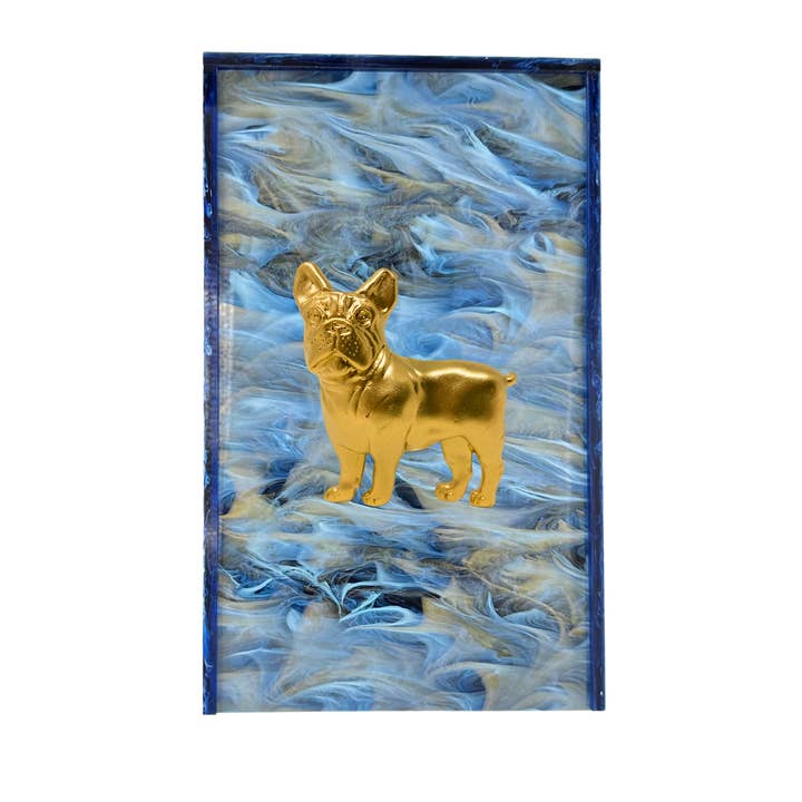 French Bulldog Guest Towel Box for wholesale by Southern Tribute