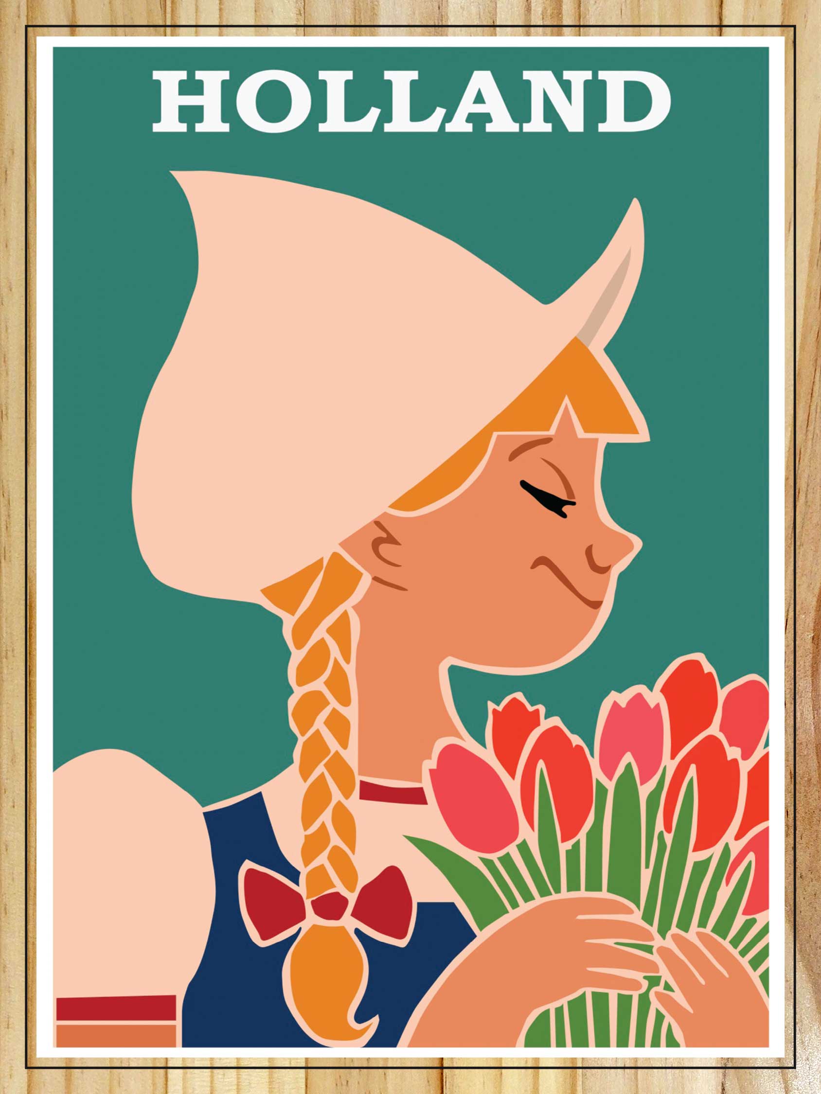 Fire & Pine - Wholesale Poster - Holland Vintage Travel Poster0