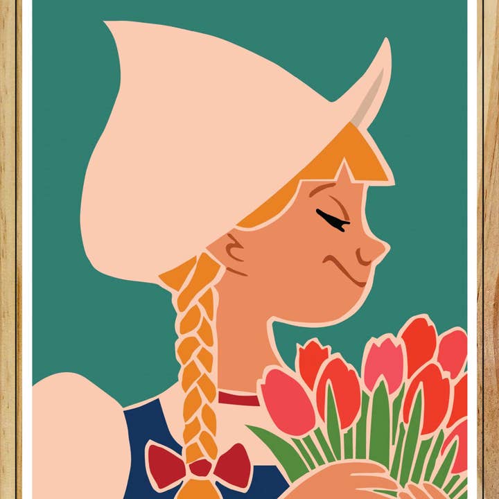 Fire & Pine - Wholesale Poster - Holland Vintage Travel Poster