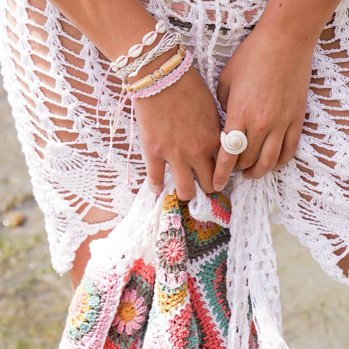 Bali Queen - Wholesale Cocktail/Statement Ring - Bali Shell Rings28