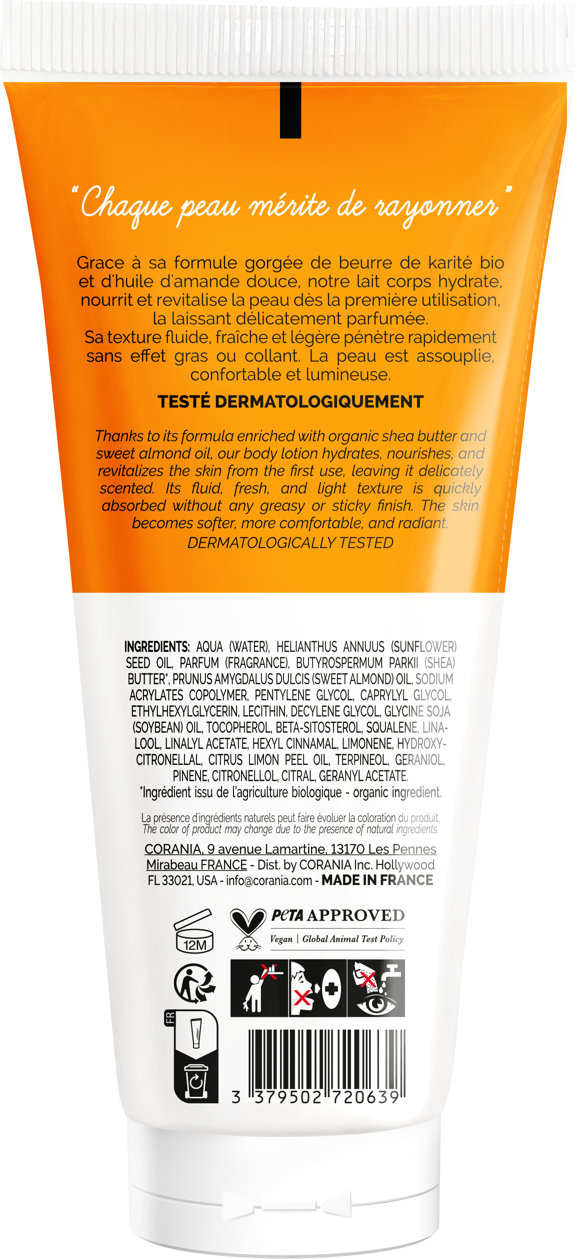Solinotes (US Stores) - Distributed by Scents of Europe - Wholesale Body Cream/Lotion - *BUY 1 GET 1 50% OFF* Melting Body Lotion - Orange - 6.7oz2