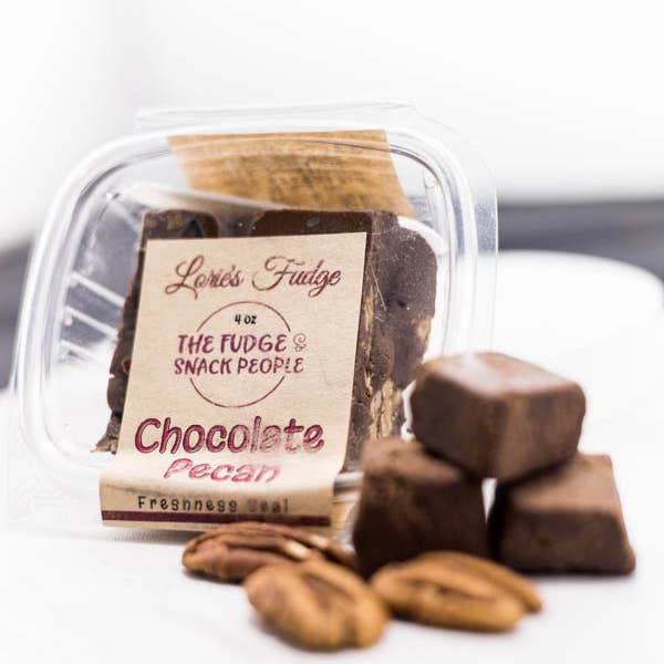 Chocolate Pecan for wholesale by The Fudge & Snack People - Lorie's Fudge