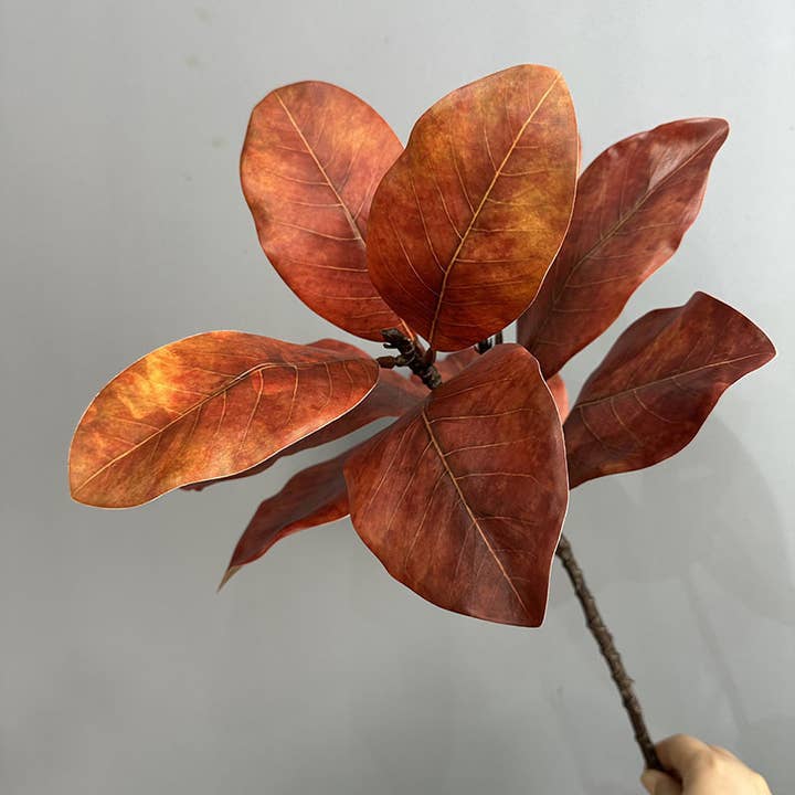 Sweet Home Deco - Wholesale Artificial flowers - 22''T Nature Touch Faux Magnolia Leaf Branch, Indoor/Ourdoor3