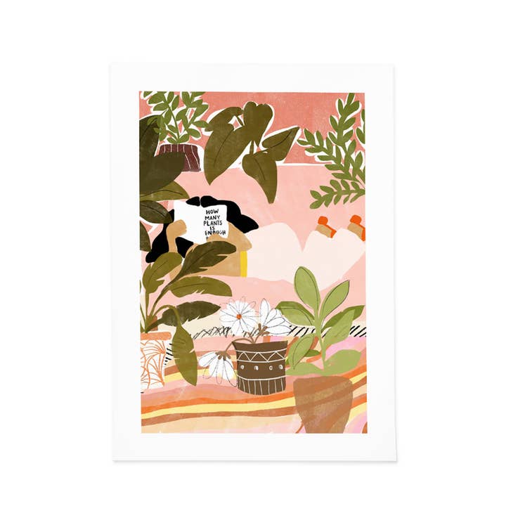 Never Enough Plants Art Print for wholesale by Alja Horvat d.o.o.