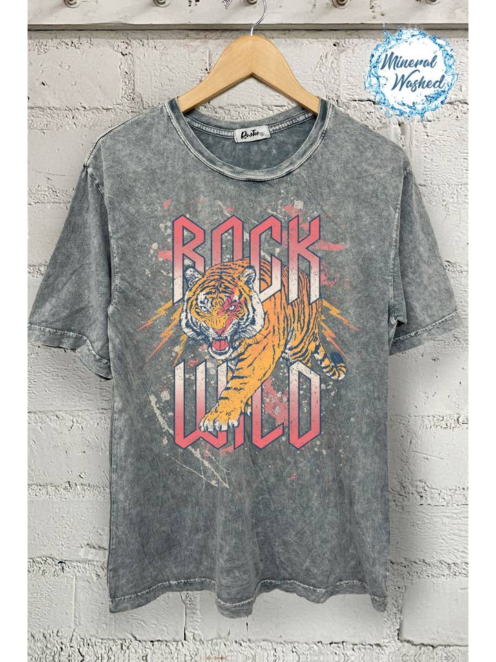 Rustee Clothing - Wholesale Screen Printed T-Shirt - Women's - Thunder Tiger