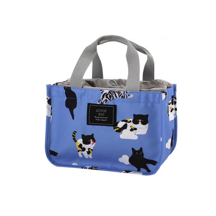 ACCITY - Wholesale Lunch Bag/Box - CASUAL PICNIC INSULATED DOUBLE LAYER BENTO BAG_CWAB182412