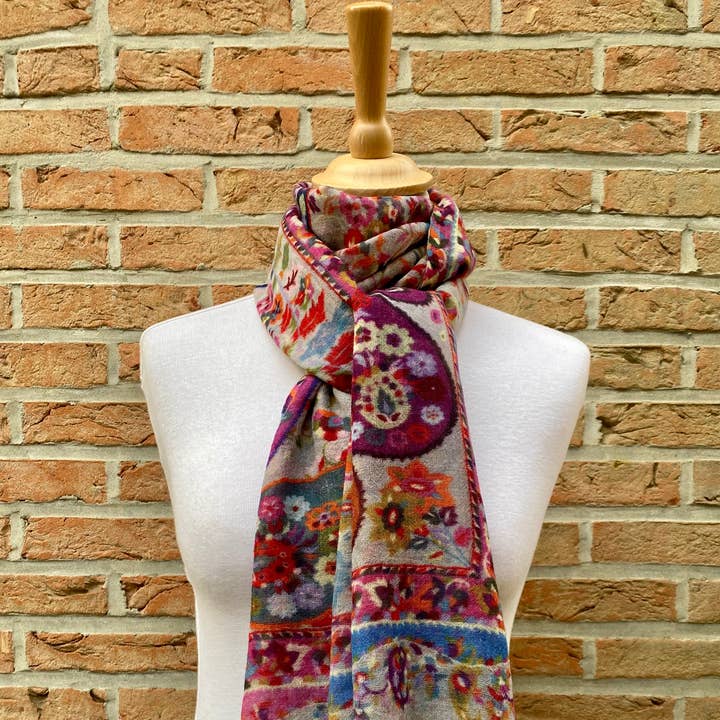 DIWALI PARIS - Wholesale Scarf – Women's - NATYAM SCARF - 100% WOOL2