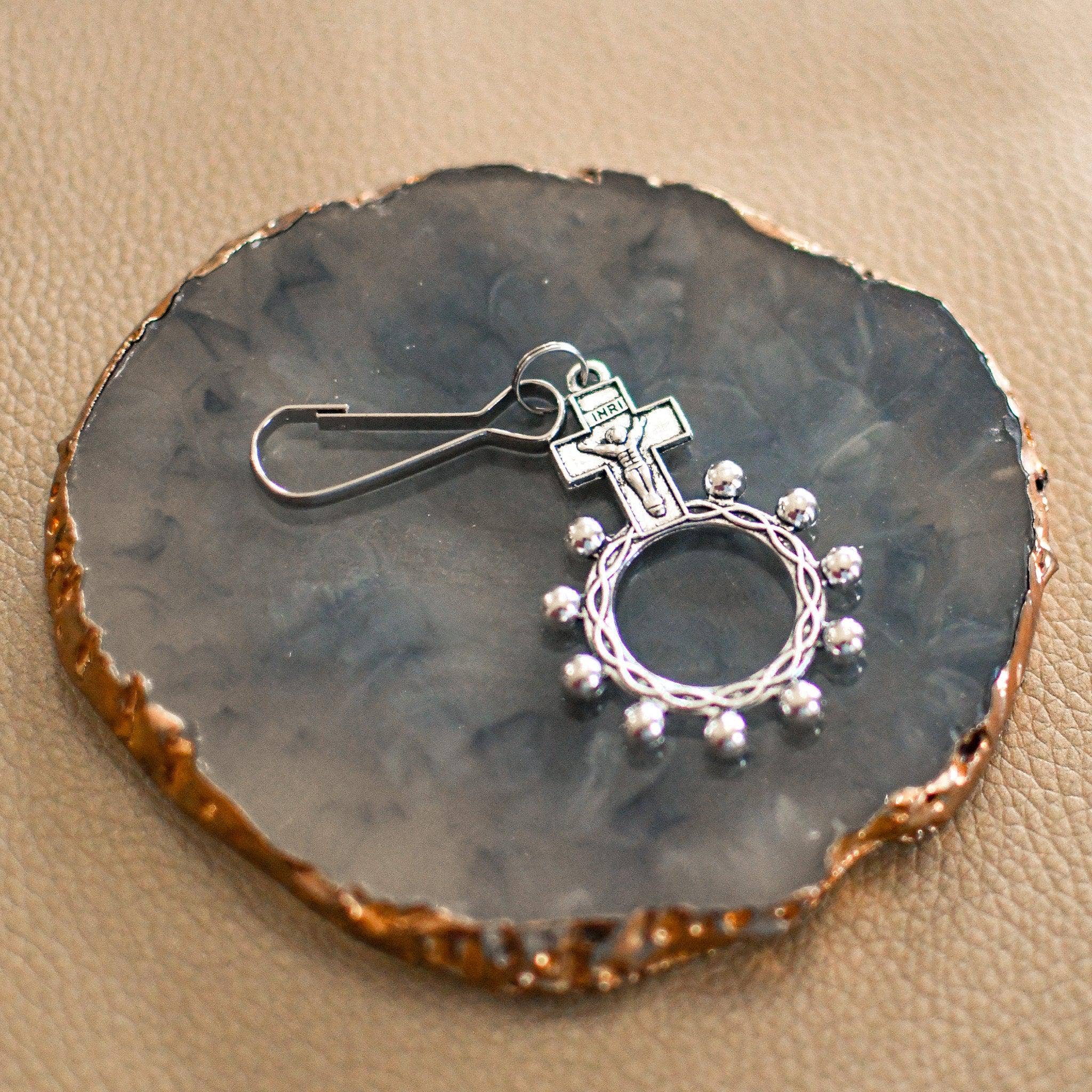 Pink Salt Riot - Vente Porte-clés – femme - Tige zippée Finger Rosary0