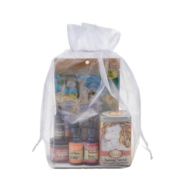 Birth Song Botanicals Co. - Wholesale New Mom Gift Box/Set - Herbal Postpartum Gift Set For New Moms