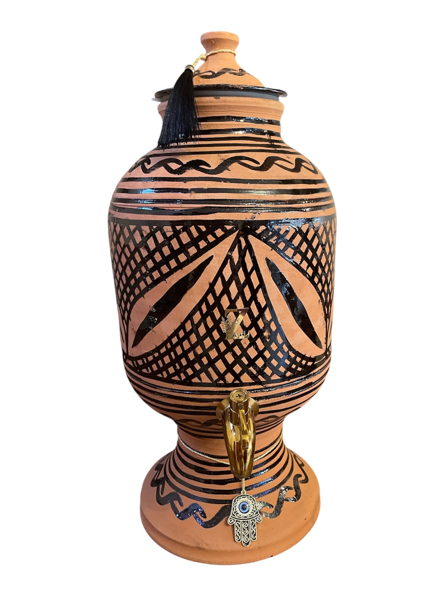 Zayti L.T.D.M - Wholesale Water Filter - Moroccan Handmade Water Jar with Tap – Handcrafted in Terracotta4
