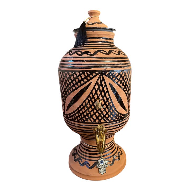 Zayti L.T.D.M - Wholesale Water Filter - Moroccan Handmade Water Jar with Tap – Handcrafted in Terracotta4