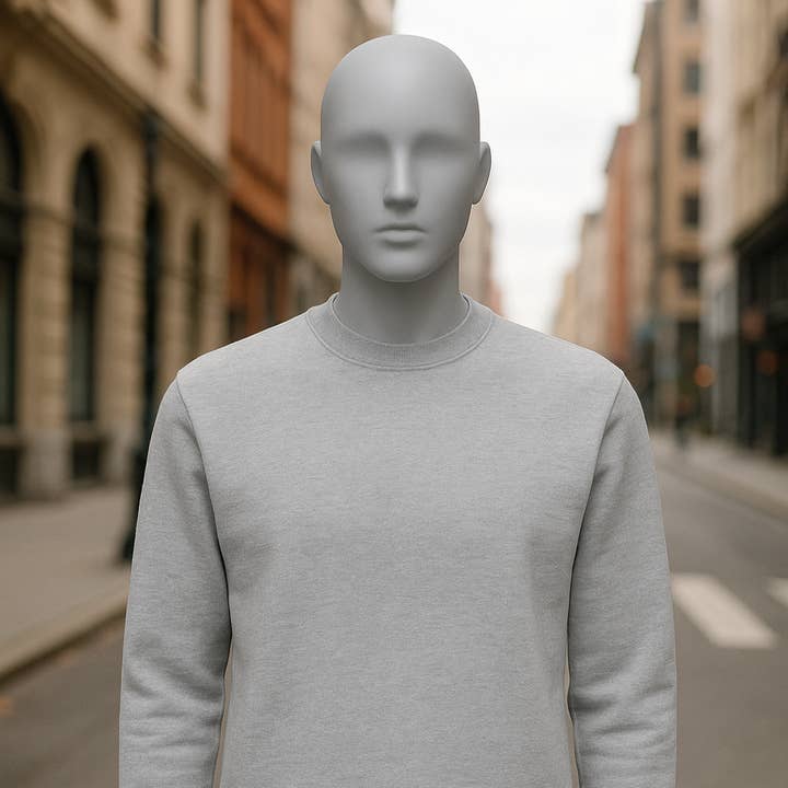 gray sweatshirt for wholesale by fabrica personalizacion