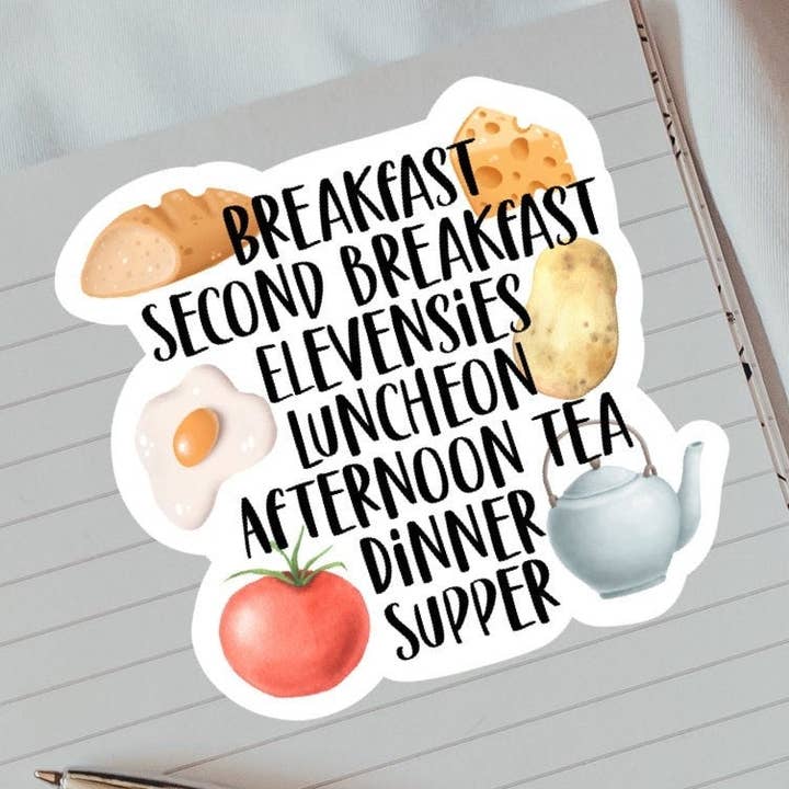 Der Hobbit-Diät-Aufkleber für den Großhandel von TaleMeCo