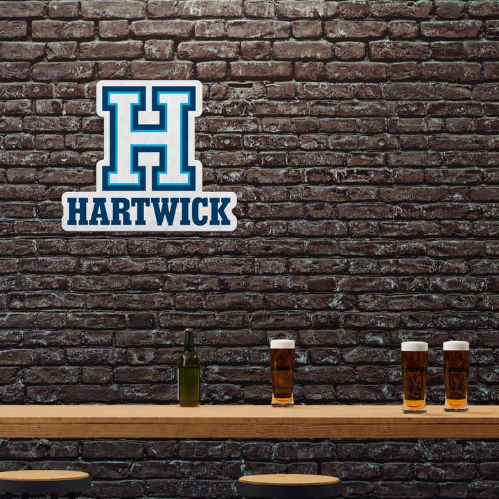 Rico Industries - Wholesale Sign - NCAA Hartwick Hawks Shape Cut Pennant1