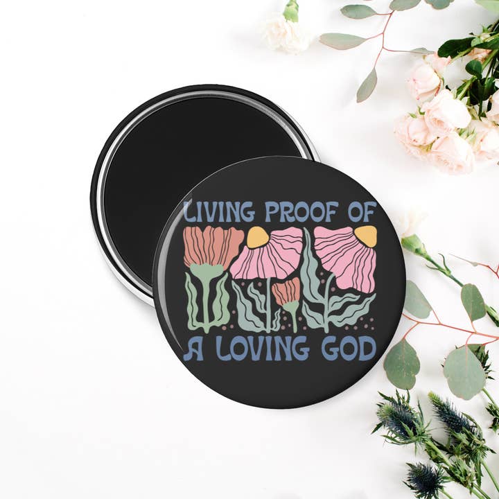 All Things Cherrie - Wholesale Magnet - Living Proof of A Loving God Christian Inspirational Magnet
