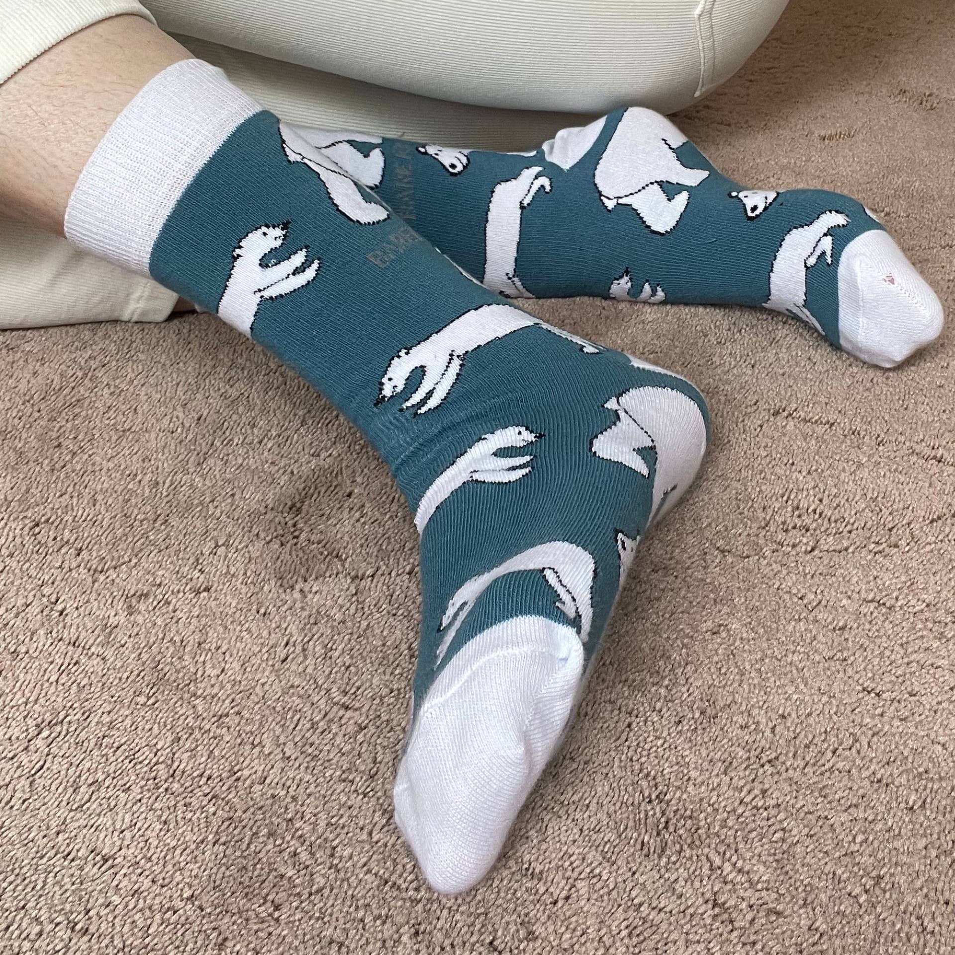 Bare Kind Socks - Wholesale Socks - Unisex - Polar Bear Socks | Bamboo Socks | Light Blue Socks8