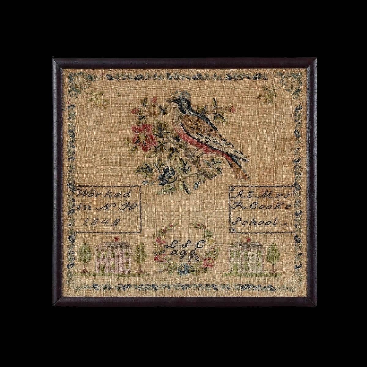 The Wishing Thorn - Wholesale Embroidery/Cross Stitch Supplies - LSC 1848 – New Hampshire Sampler Paper Chart1