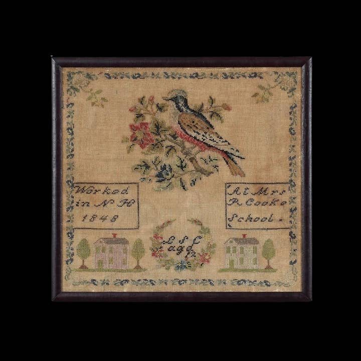 The Wishing Thorn - Wholesale Embroidery/Cross Stitch Supplies - LSC 1848 – New Hampshire Sampler Paper Chart1