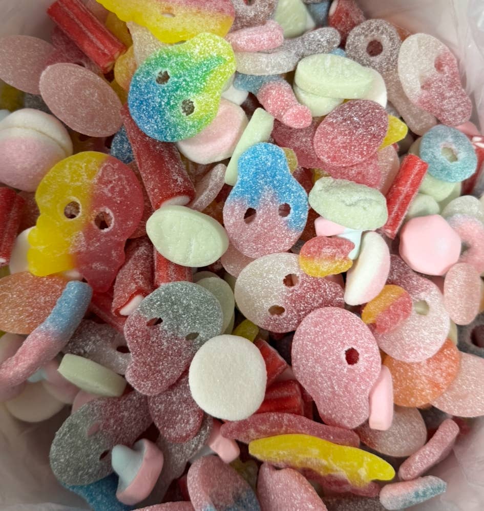 Sweet As Fudge Candy Shoppe - Wholesale Gummy - Swedish candy Sour Mix - 7 LB Case2