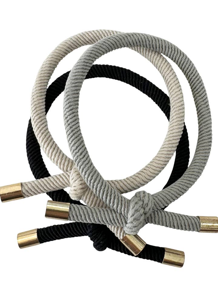 Poppy Hair Tie Set for wholesale by Gemelli