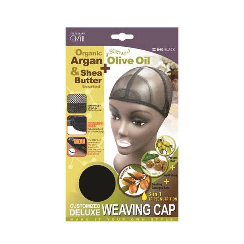 KT Supply - Vendita all'ingrosso Extension per capelli - Cappello da tessitura deluxe personalizzato Qfitt nero0