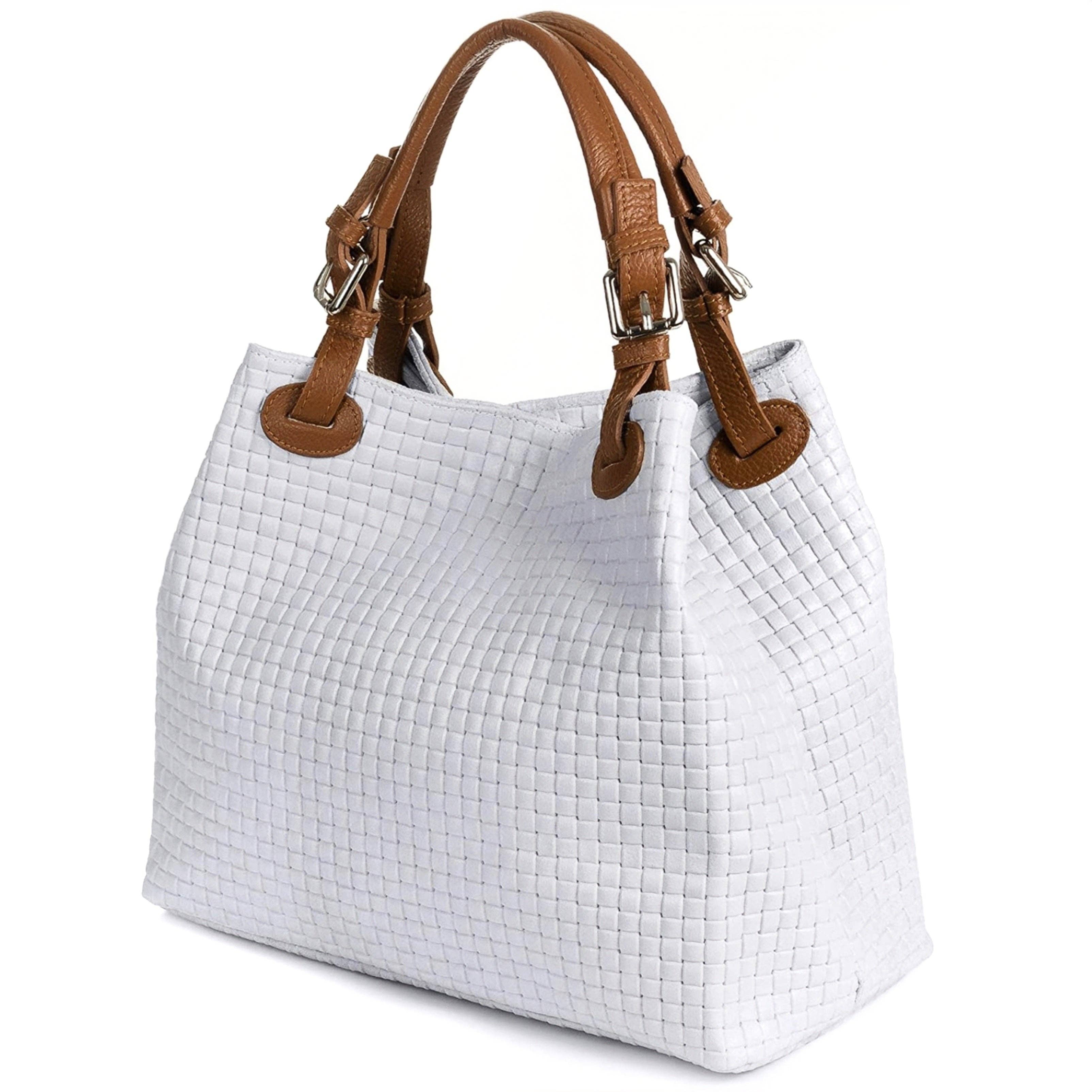 MODARNO - Wholesale Top Handle Bag - Women's - Modarno Women's Woven Print Handbag with Shoulder Strap2