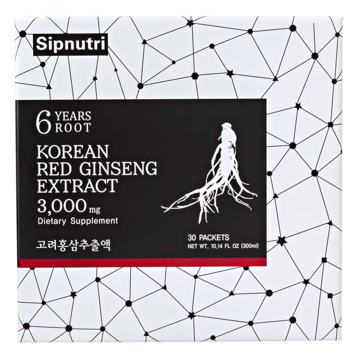 Sipnutri - Wholesale Oral Supplement/Vitamin - Korean Panax Ginseng Drink,3000mg Panax Ginseng Extract2