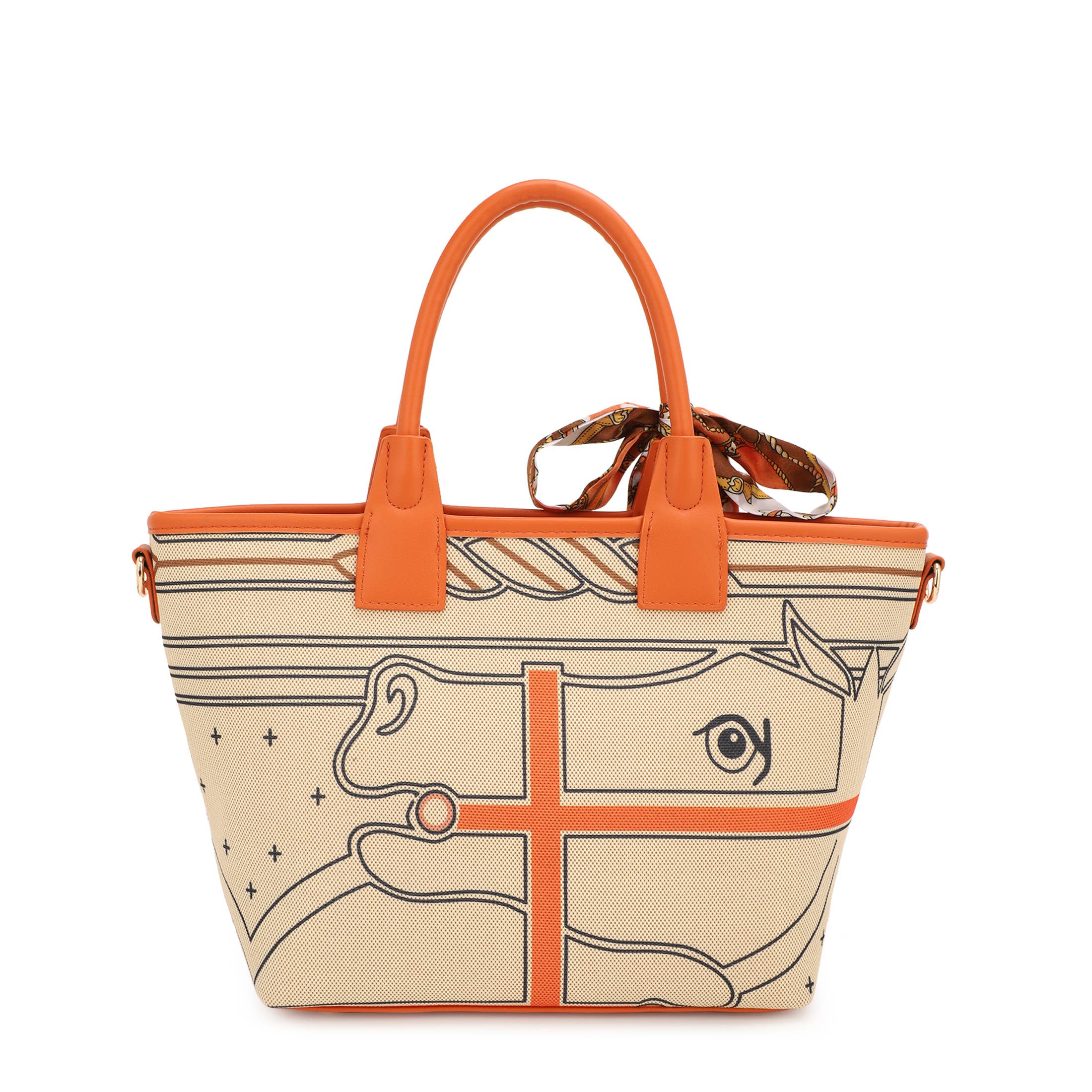 KAYLA+AVA - Wholesale Tote Bag - Women's - SHRIYA PRINTED TOTE BAG WITH SCARF11