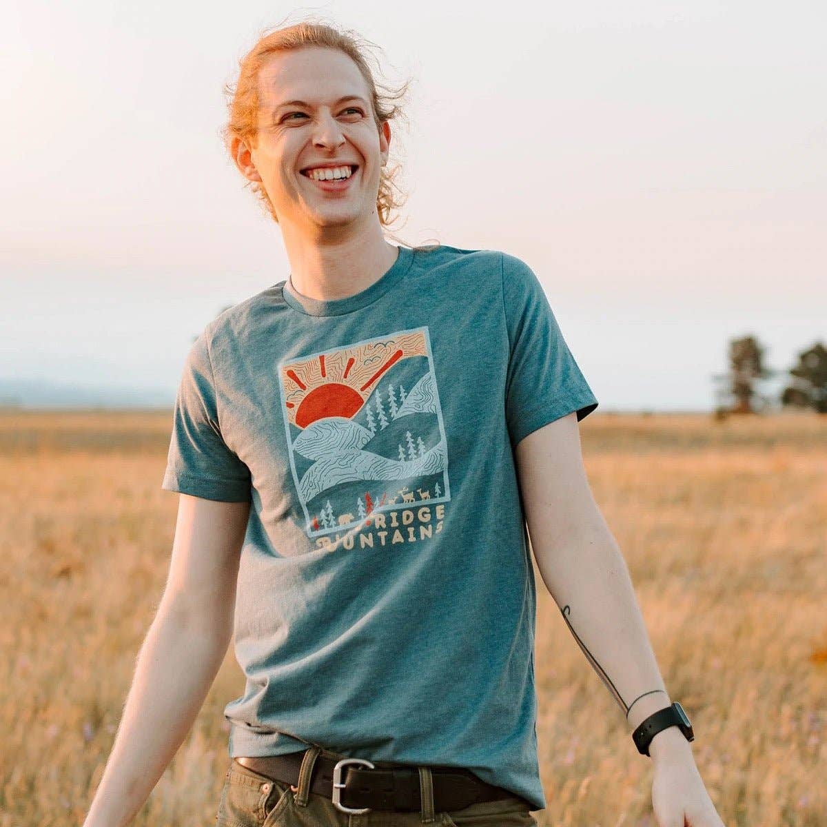 Menottees - Wholesale Screen Printed T-Shirt - Unisex - Day Ridge (The Sun Shines) | Tee4