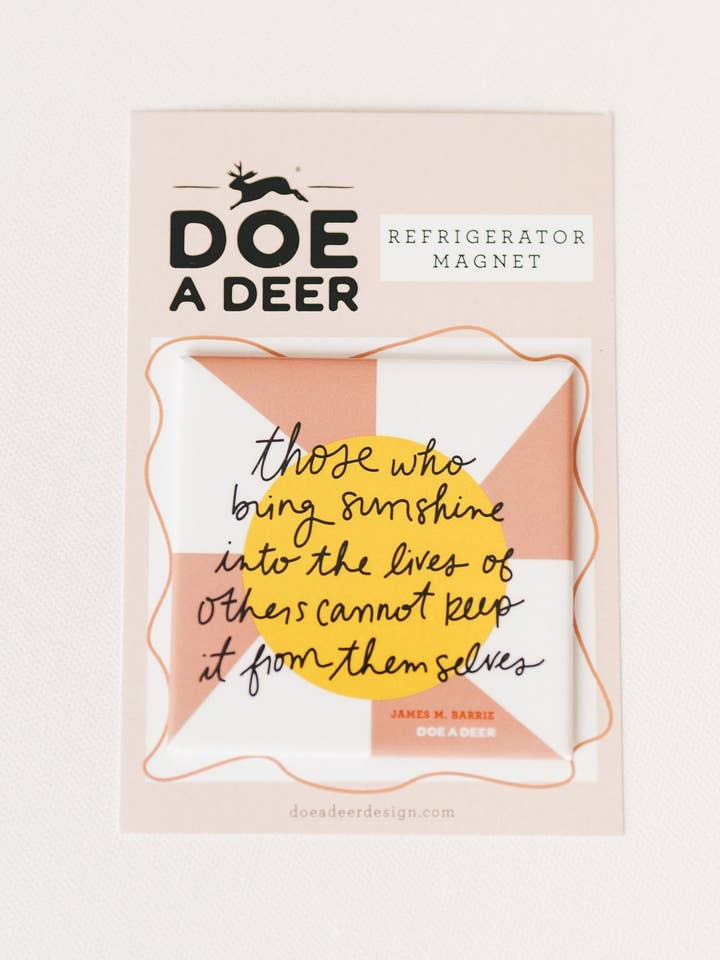 Imán de Los Que Traen Sol para venta al por mayor de Doe A Deer