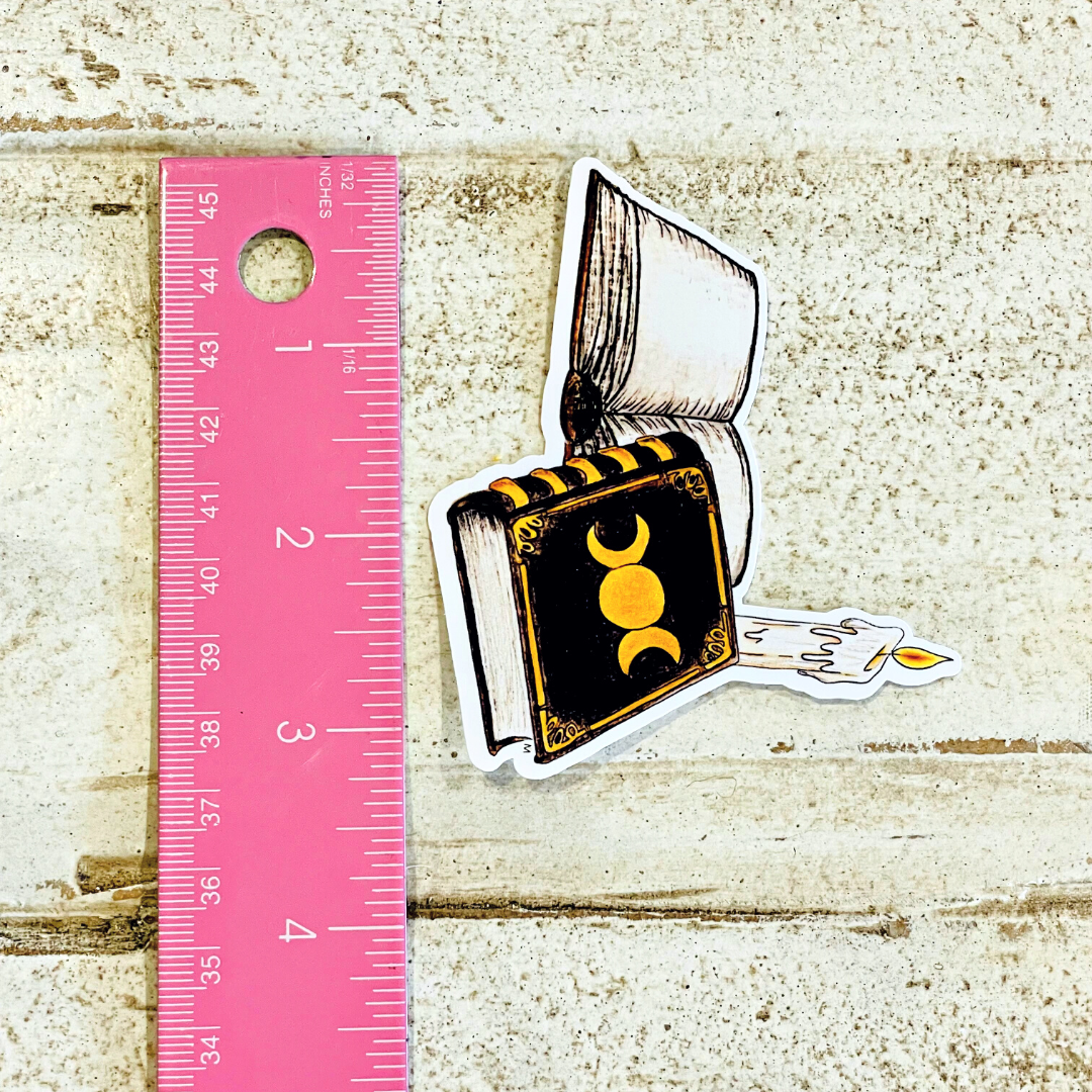 NOMAD Moon Magic – Engroshandel Klistermærke – Witchy Bookish Glossy Sticker, Håndlavet2