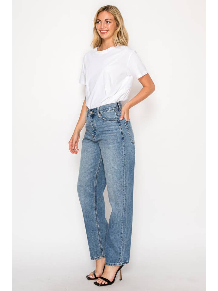 ARTEMIS VINTAGE - Wholesale Jeans - Women's - DAT1001BGM - Unisex Tapered Baggy Jeans