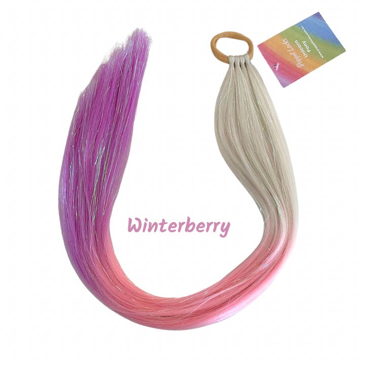 Straight Ponytail Extension - Long - Winterberry - 26" for wholesale by Poppet Locks