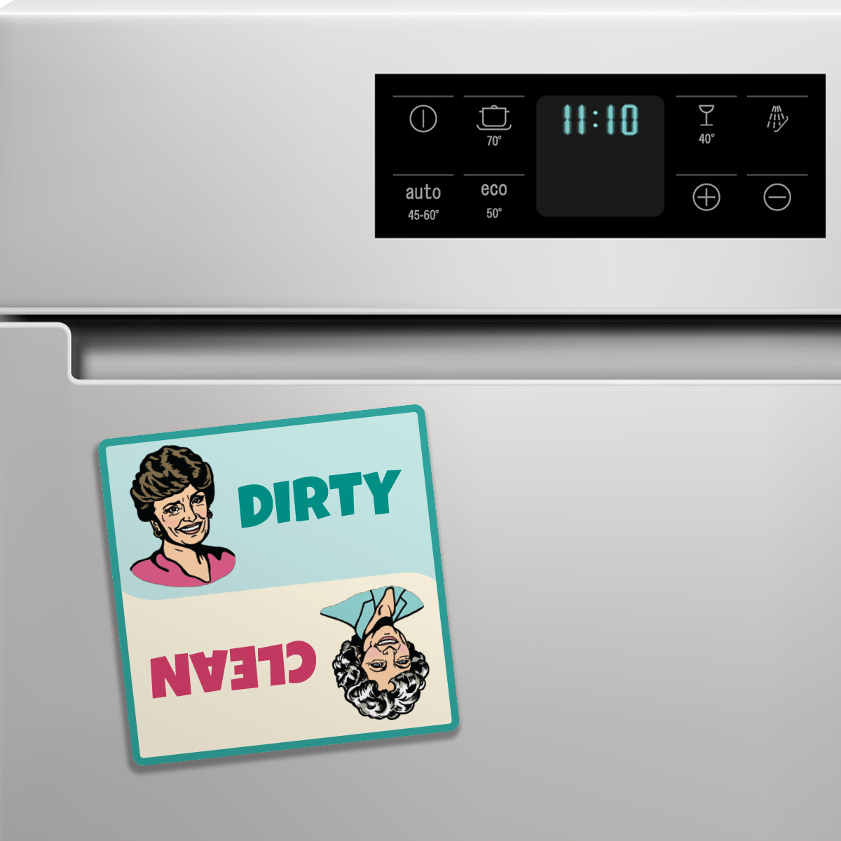 Design Corner - Wholesale Magnet - Golden Girls Clean/Dirty Dishwasher magnet1