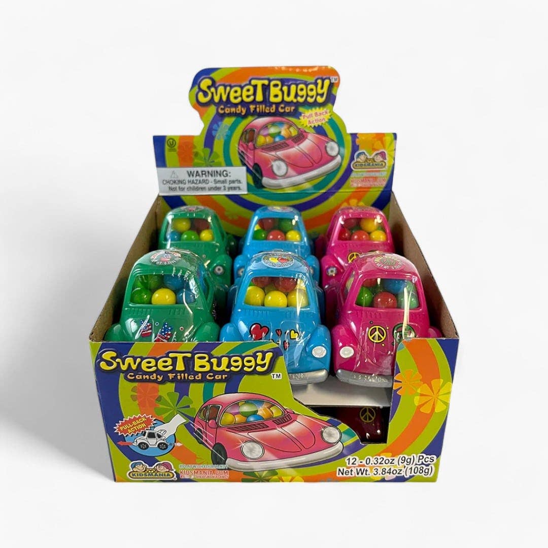 L&F Universal Goods - Wholesale Hard Candy - Kidsmania Sweet Buggy Candy Filled Car 12Ct0