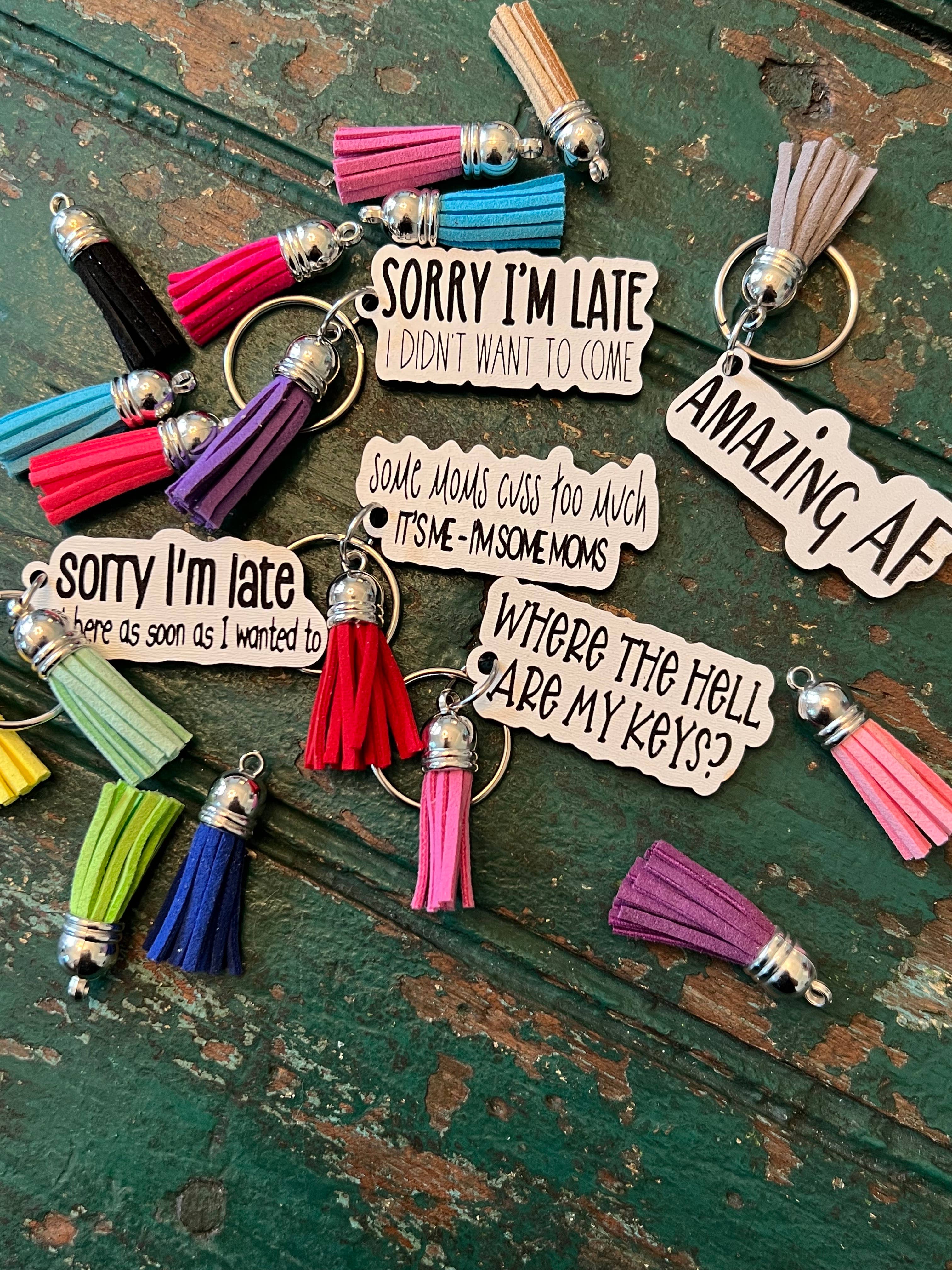 Suchfungoods - Wholesale Keychain - Women's - Snarky keychain with tassel1