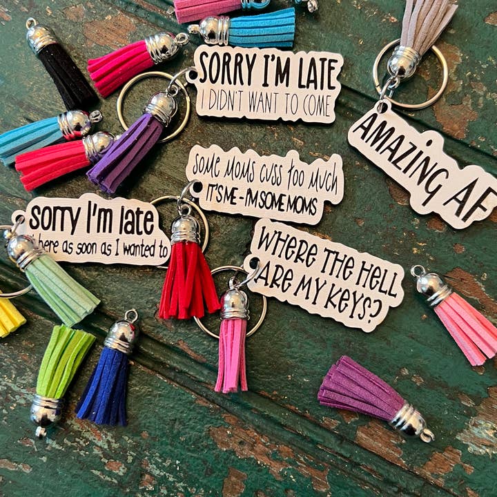 Suchfungoods - Wholesale Keychain - Women's - Snarky keychain with tassel1