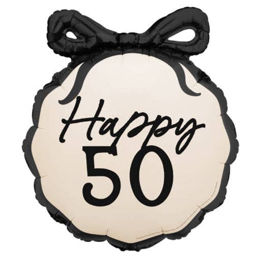 THE BALLOON HUB - Wholesale Balloon - Happy Birthday Milestone Years Round Foil Balloon 18 in. (Choose Year)3