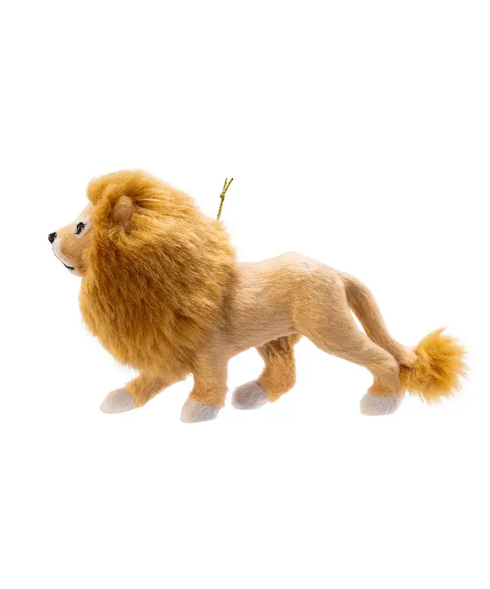 Kurt S. Adler, Inc. - Wholesale Ornament Set - 6"FURRY JUNGLE ANIMAL ORNAMENT 4/ASSTD3